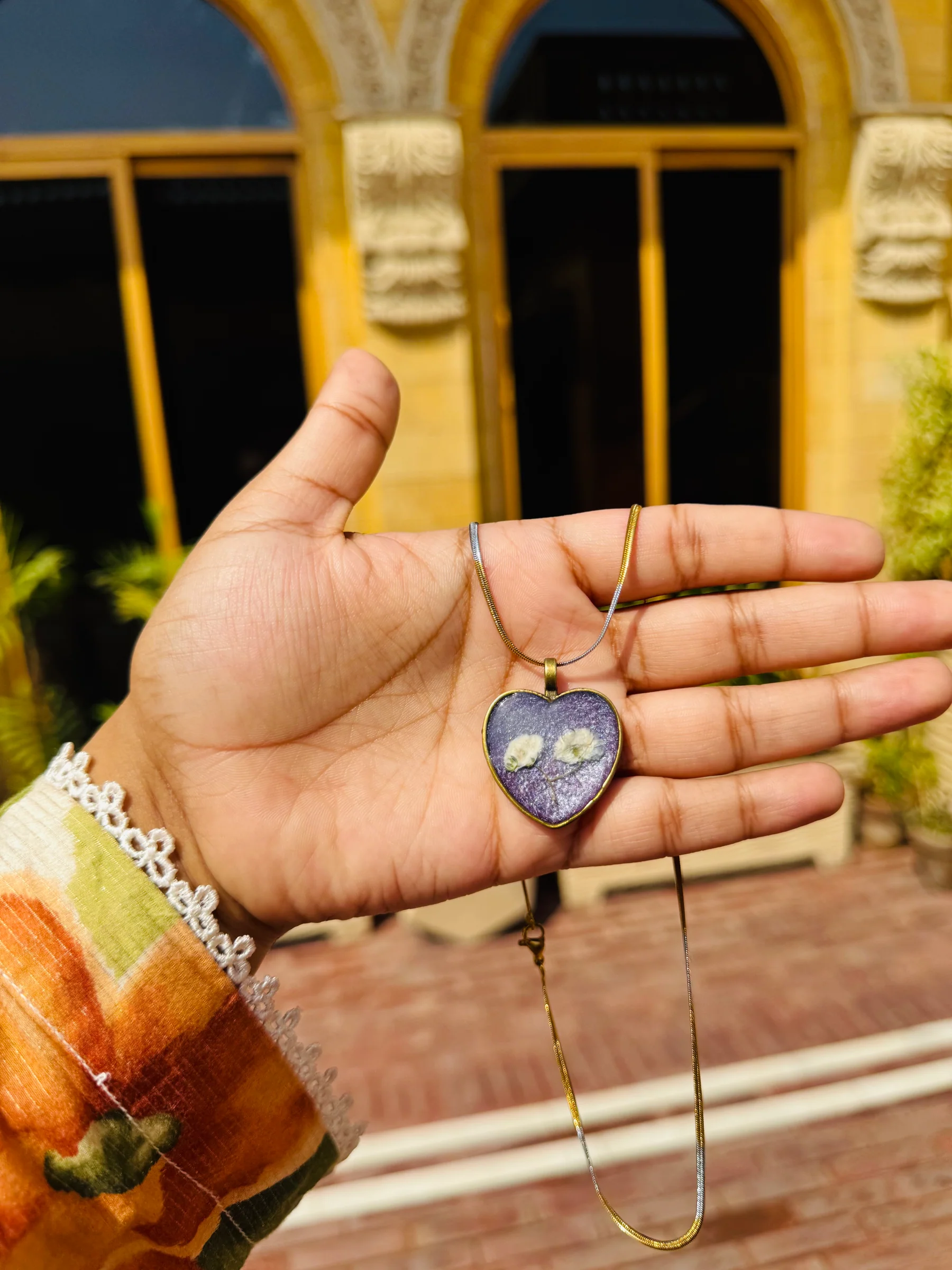 Violet Whisper Jhumka